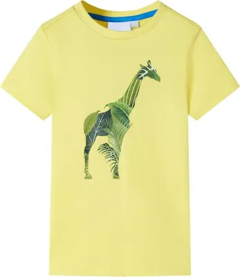 Image de T-shirt pour enfants jaune 92
