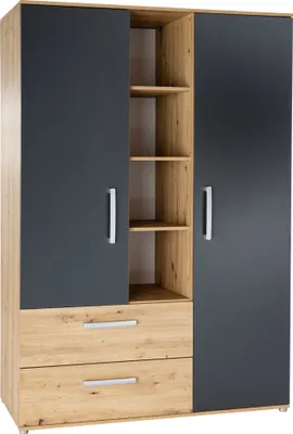 Produktbild von arthur berndt Jugendzimmer Set »Alessio« 3-teilig Kleiderschrank Bett 120 x 200 cm inkl. Bettschubkästen