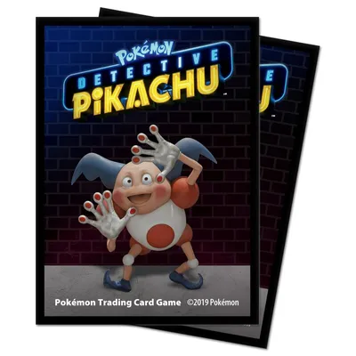 Zdjęcie produktu dla Pokemon Master Detective Pikachu - Pantimos / Mr. Mime - Ochraniacze - Rękawy (65 szt.)