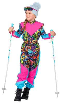 Produktbild von 80er Après Ski Anzug für Teens Kindergröße: 164