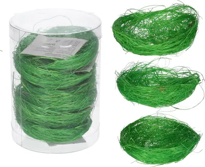 Immagine prodotto di Nido decorativo 8 cm verde