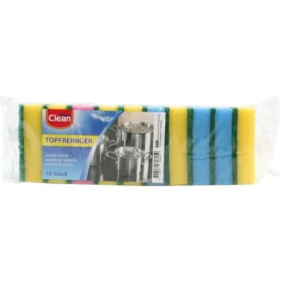 Produktbild von CLEAN Topfreiniger Schwamm für die Küche 10er