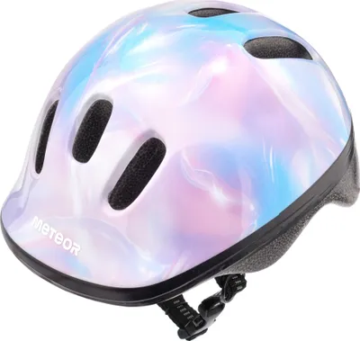 Zdjęcie produktu dla Kask ochronny Meteor, kask dziecięcy, kask rowerowy, rolki, kask MV6-2 dziecięcy kask rowerowy, rozmiar XS 44-48 cm Holo