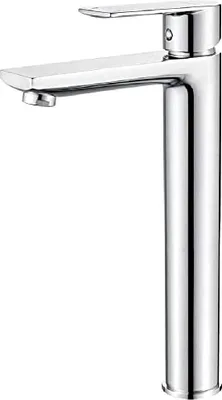 Produktbild von Famanu Wasserhahn Hochauslauf mit Waschtischarmatur Chrom Silber - Für Badezimmer