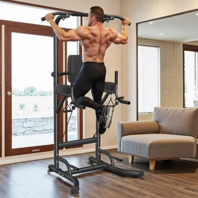 Produktbild von GartistGO Power Tower Klimmzug- und Dip-Station höhenverstellbar
