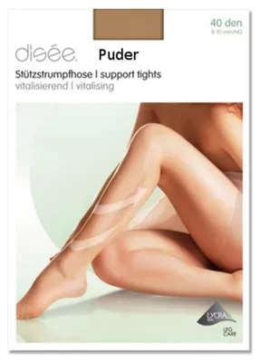 Produktbild von disée Damen Stützstrumpfhose, 4007C / disée Stützstrumpfhose 40DEN, Gr. 46/48, H
