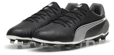 Produktbild von Puma Herren Fussballschuhe King Match FG/AG - 107863, Farbe:schwarz/weiß/steingrau, Herren Schuhe:44.5