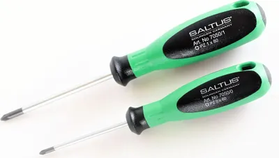 Produktbild von SALTUS Schraubendreher Satz 2 teilig Schraubenzieher Profi Set Kreuz PH PZ TX