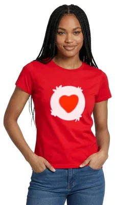 Produktbild von Spreadshirt Bärchi Glücksbär Herz Rot Karneval Frauen T-Shirt, S, Rot
