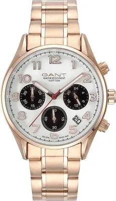 Produktbild von Gant Blue Hill Lady Damen Chronograph roségoldfarben/weiß GT008003