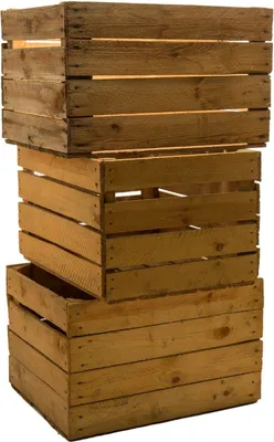 Produktbild von 3 Stück Massive  Apfelkisten Obstkisten holzkiste Obstkiste aus dem Alten Land