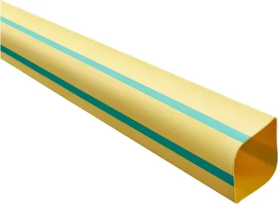 Produktbild von 136229 STEX24 Schrumpfschlauch 2:1, Rolle mit 50,0m, grün/gelb 16,0/8,0mm, 5/8 Zoll, WSR2 Schrumpftemperatur mind.
