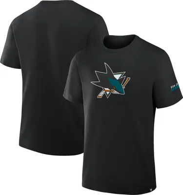 Image de Pánské tričko San Jose Sharks NHL Hat Trick Tee T-shirt homme San Jose Sharks NHL Hat Trick, taille S