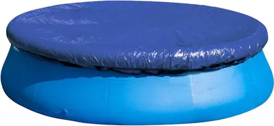 Productafbeelding van 457 cm rond afdekzeil, zwembadafdekking, blauw