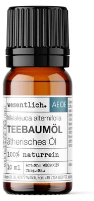 Produktbild von Teebaumöl  (10ml) - naturreines, ätherisches Öl von wesentlich.