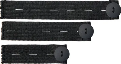 Image de Be Mammy - Extensions élastiques pour culottes pour femmes, lot de 3 BE20-126 (noir/noir, taille unique)