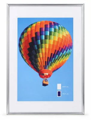 Produktbild von New Lifestyle Set Bilderrahmen Wanddeko Collage Poster Rahmen 2er 3er 5er Pack - Farbe: 3er Pack Silber | Format: 40x60
