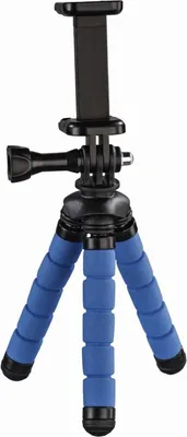 Immagine prodotto di Jumada - Treppiede per smartphone - Supporto per smartphone e telefono - 25 cm - Flessibile - Blu