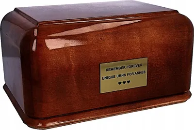 Obrázok produktu pre Drevená pohrebná urna Urna pre ľudský popol Personalizovaná urna
