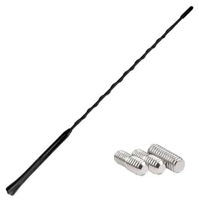 Produktbild von Audioproject A155 - Autoantenne Dachantenne 40cm kompatibel für VW Golf 4 5 6 7 Lupo Polo 6R Audi Opel Corsa C D Astra Ford Focus Renault BMW Seat Skoda FM Antenne Auto Antenne Dach Autoradio Antenne