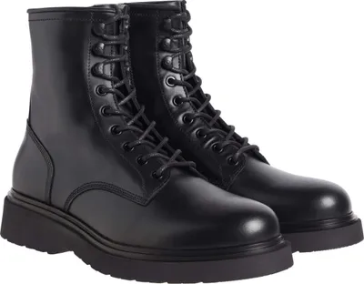 Image de Calvin Klein Bottines pour homme HM0HM01575 BEH Couleur : Noir Taille : 43
