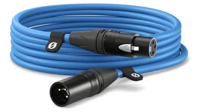 Productafbeelding van Premium XLR-kabel, XLR6M-B, blauw (blauw, 6 meter)