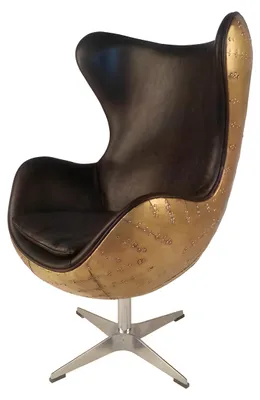 Obrázok produktu pre Otočné kreslo - vintage kožený vzhľad útulný a elegantný