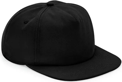 Produktbild von Beechfield B64N | Organic Baumwolle Unstructured 5 Panel Cap - Farbe: Black - Größe: One Size