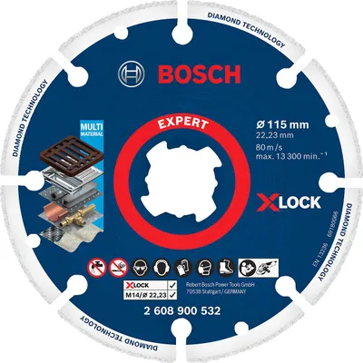 Productafbeelding van EXPERT Diamantfreeschijf, metaal, X-LOCK, 115x22,23 mm