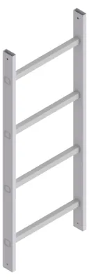 Immagine prodotto di Hymer Scala in alluminio a 4 pioli, lunghezza 1,12 m