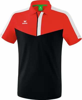 Produktbild von Erima Squad Poloshirt Herren - Rot / Schwarz / Weiß