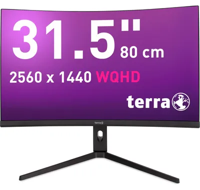 Zdjęcie produktu dla TERRA 3285W, 80 cm (31.5"), 2560 x 1440 px, Wide Quad HD, LCD, 1 ms, Czarny