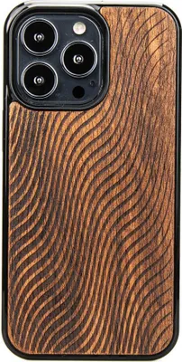 Produktbild von Holzhülle für iPhone 13 Pro WAVES MERBAU