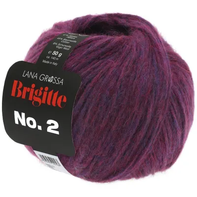 Produktbild von Lana Grossa Brigitte No.2 034 Aubergine 50g