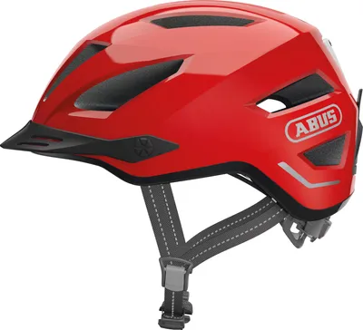 Produktbild von ABUS Stadthelm Pedelec 2.0 - Fahrradhelm mit Rücklicht und Regenhaube - für den Stadtverkehr - für Damen und Herren - Rot, Größe S (51-55 cm)