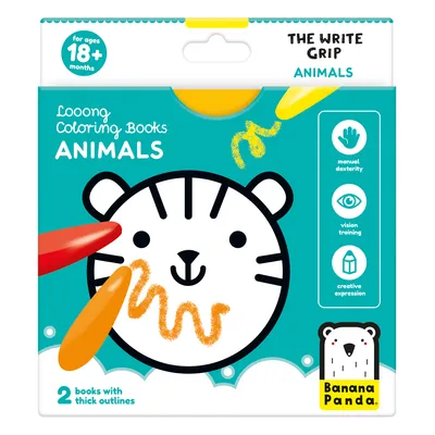 Produktbild von Banana Panda looong Ausmalbuch: Der Schreibgriff Tiere 18m+