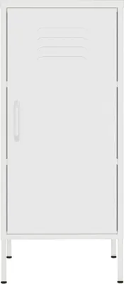 Produktbild von Lagerschrank Weiß 42,5x35x101,5 cm Stahl
