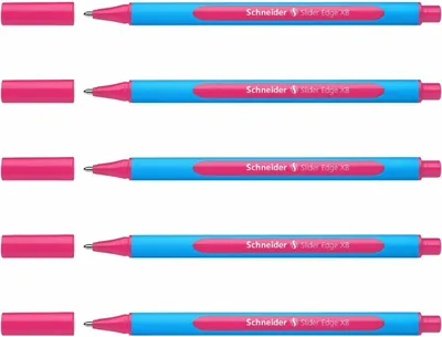 Produktbild von Schneider Kugelschreiber Slider Edge XB - 5er-Set pink
