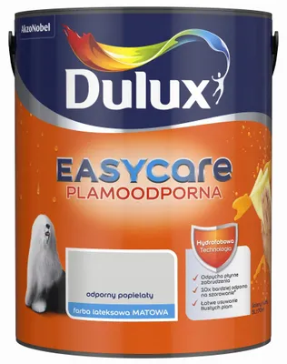Produktbild von Latex Wandfarbe Matt 5L Grau, schmutzabweisend, abwaschbar für Wände & Decken innen
