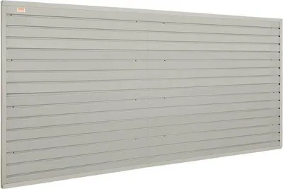 Zdjęcie produktu dla Panel ścienny do warsztatu z WPC, 243,8 x 129,1 cm, organizer na narzędzia, idealny do warsztatu, magazynu, piwnicy, garażu