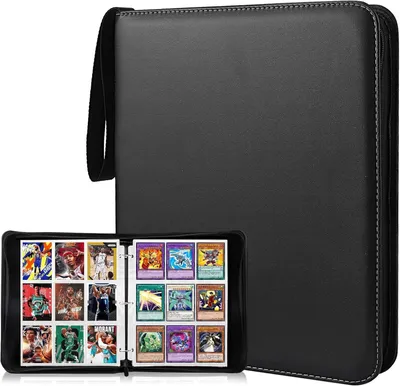 Image de Album de collection pour cartes, 50 pages, 900 cartes, album, classeur ou livre pour cartes à collectionner, albums de collection pour collectionneurs de cartes, classeur pour enfants
