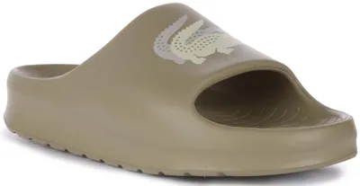 Produktbild von Lacoste Serve Slide 2.0 Frauen EVA Sandale Khaki Grau – undefined / Khaki Grau