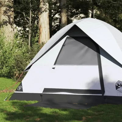 Produktbild von Möbel Kuppel-Campingzelt 2 Personen Weiß Dunkel Wasserdicht - Campingzelte &15990