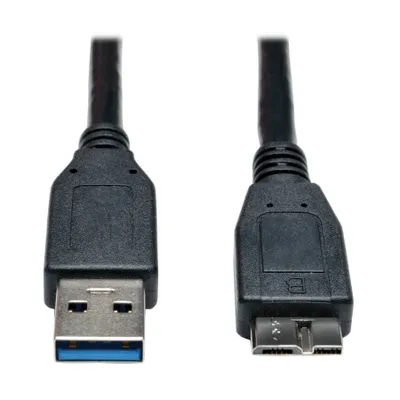Produktbild von Tripp Lite U326-001-BK, 3.0, USB A, Micro-USB B