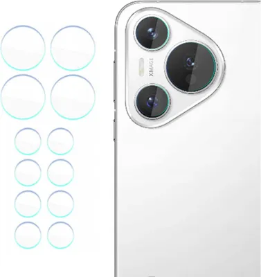 Produktbild von 3mk Hybridglas Lens Protection für Huawei Pura 70 Pro / 70 Pro+ Kamera Objektiv Kameralinse 0,16mm 6H (4 Stück)