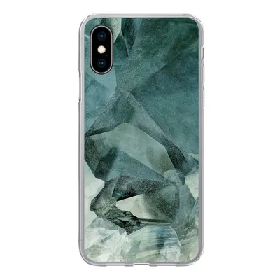 Produktbild von MuchoWow® Handyhülle Schutzhülle Hülle für iPhone X Mineralien - Kristalle - Naturstein Silikon Softcase Handy Hülle - Handyhülle