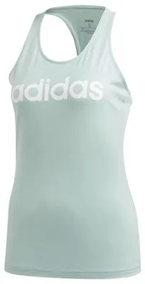 Immagine prodotto di Maglietta da donna Adidas, linea essenziale, aderente, senza maniche, taglia XS