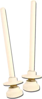 Obrázek produktu pro Zámek rolety "PR09" Ø8xØ25x120mm z bílé oceli (2 kusy, včetně šroubů)