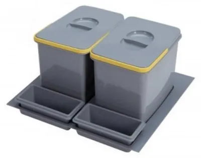 Obrázok produktu pre Odpadkový kôš - sortér Sinks PRACTIKO 600 - objem 2x12l