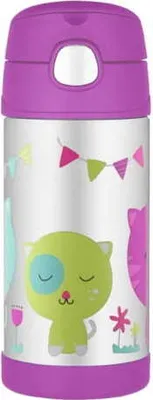 Obrázok produktu pre FUNtainer Detská termoska so slamkou - mačka 355 ml